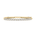 Round Cut  Diamond Bangle