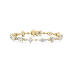 Fancy Multi Shaped  Diamond Bracelet