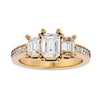 Luella Three Stone  Ring