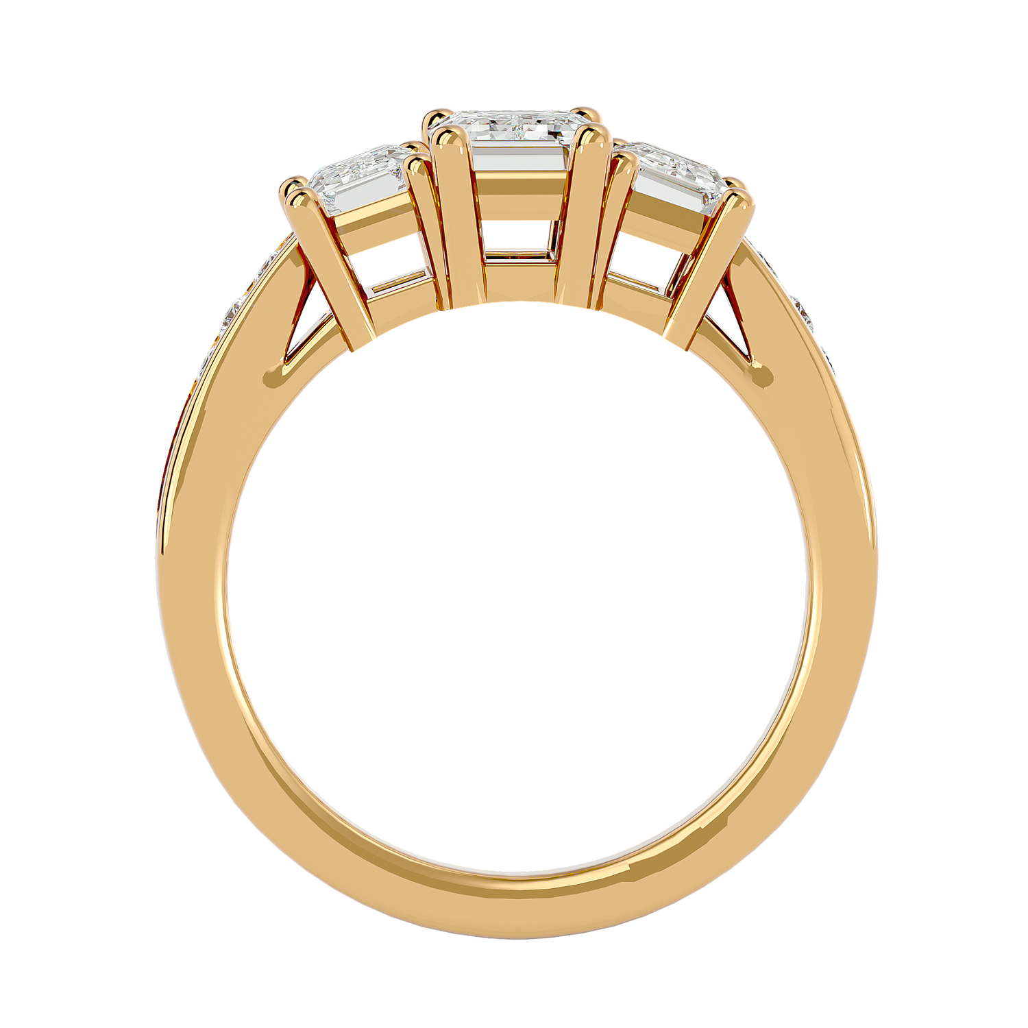 Luella Three Stone  Ring