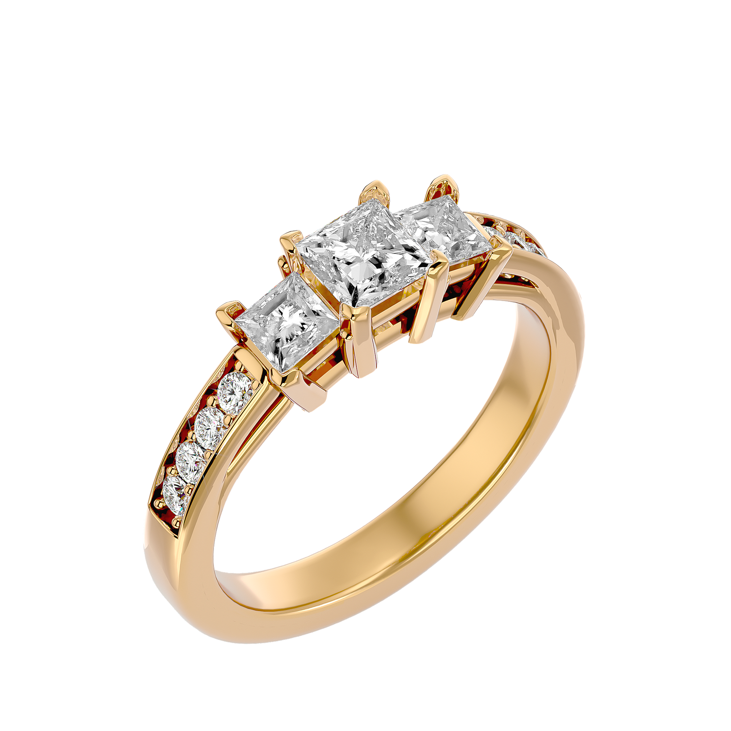 Tenley Three Stone Ring