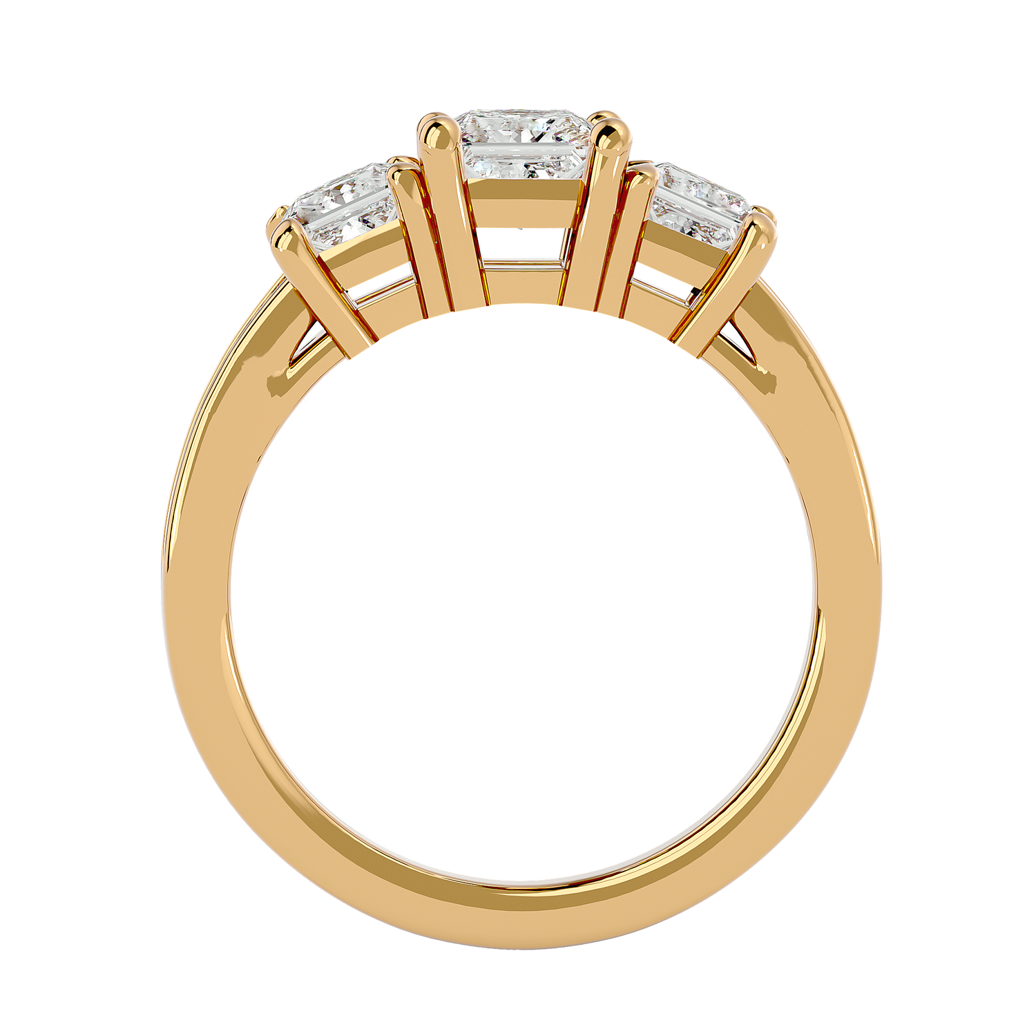 Opal Three Stone Ring