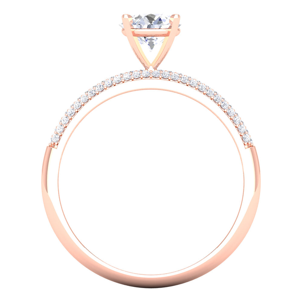 Milana Round Solitaire Ring