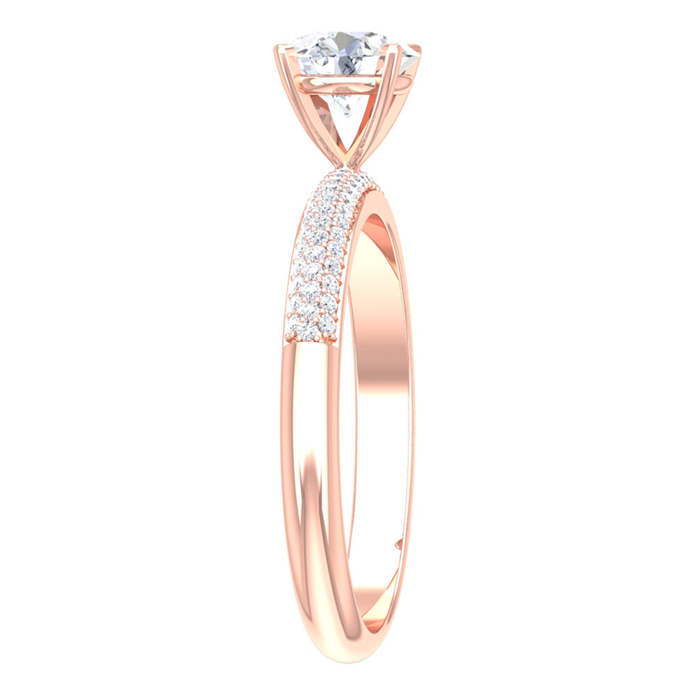 Milana Round Solitaire Ring