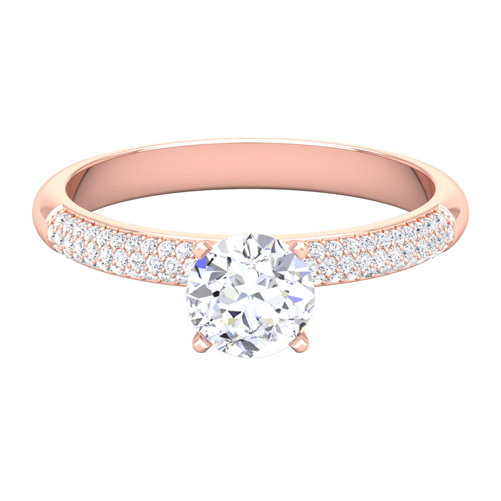 Milana Round Solitaire Ring