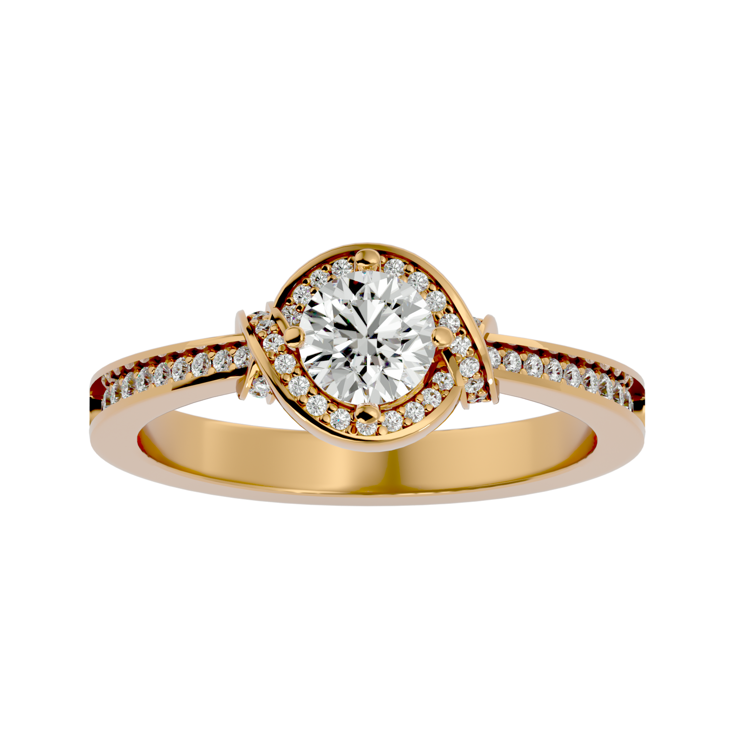 Amia Round Solitaire Ring