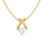 Braylee Solitaire Round Pendant (Without Chain)