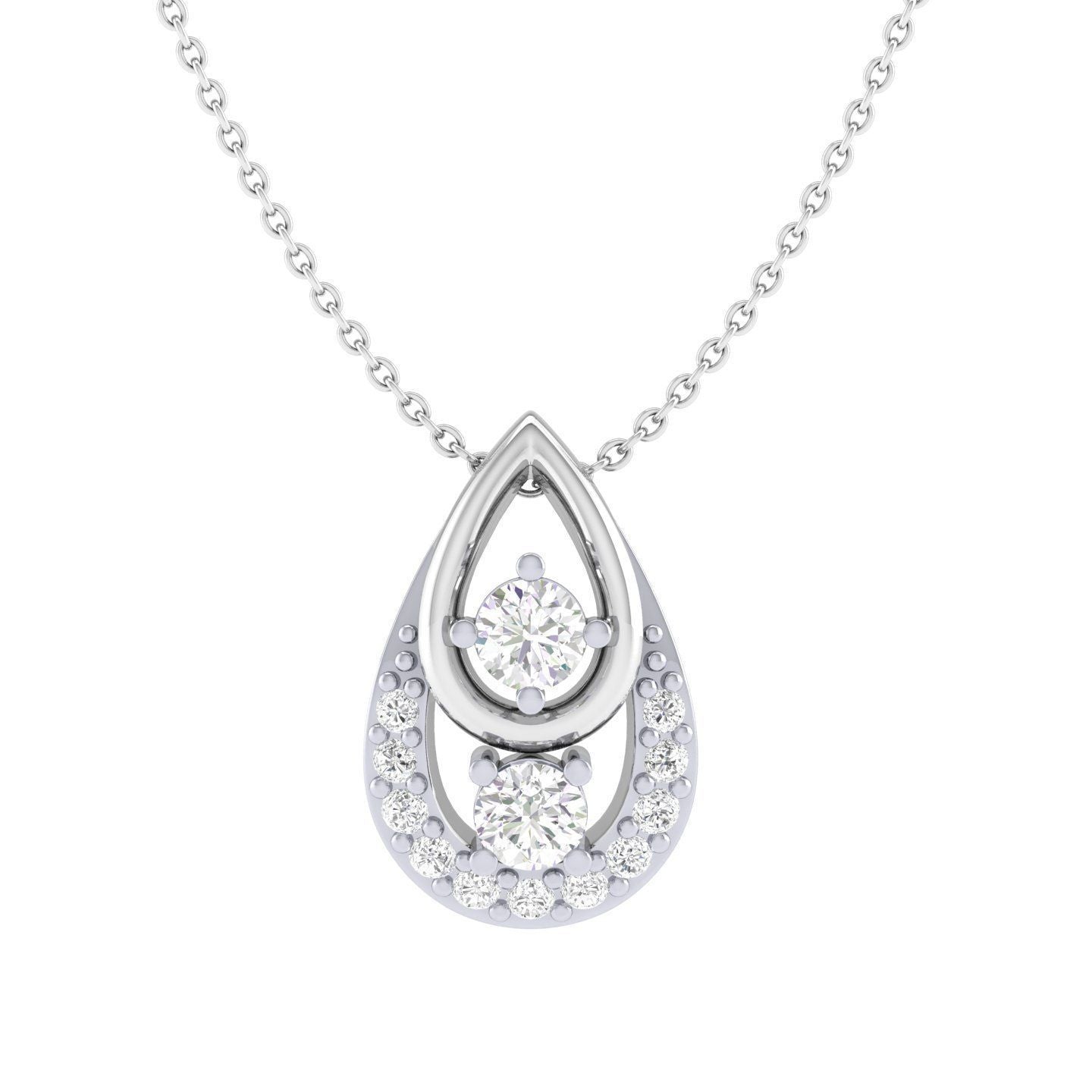 Hadlee Diamond Pendant (Without Chain)