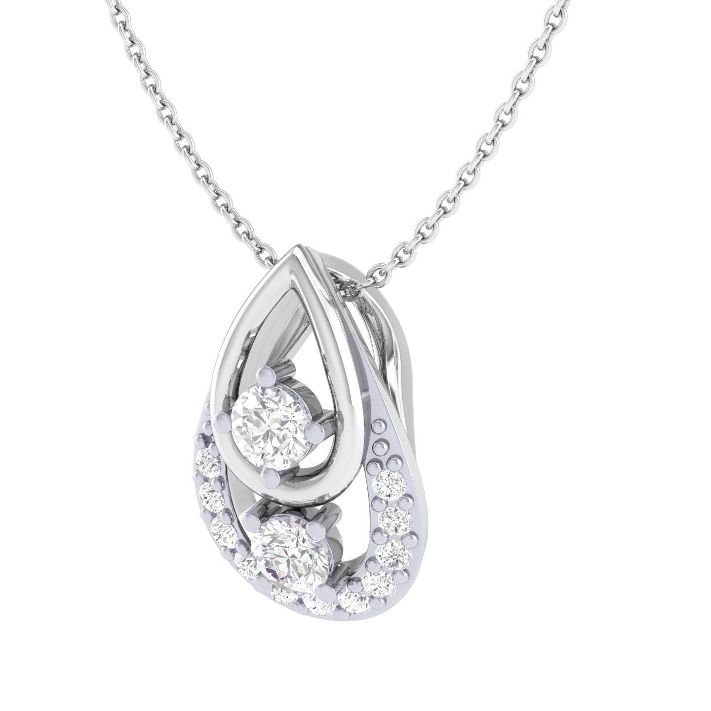 Hadlee Diamond Pendant (Without Chain)