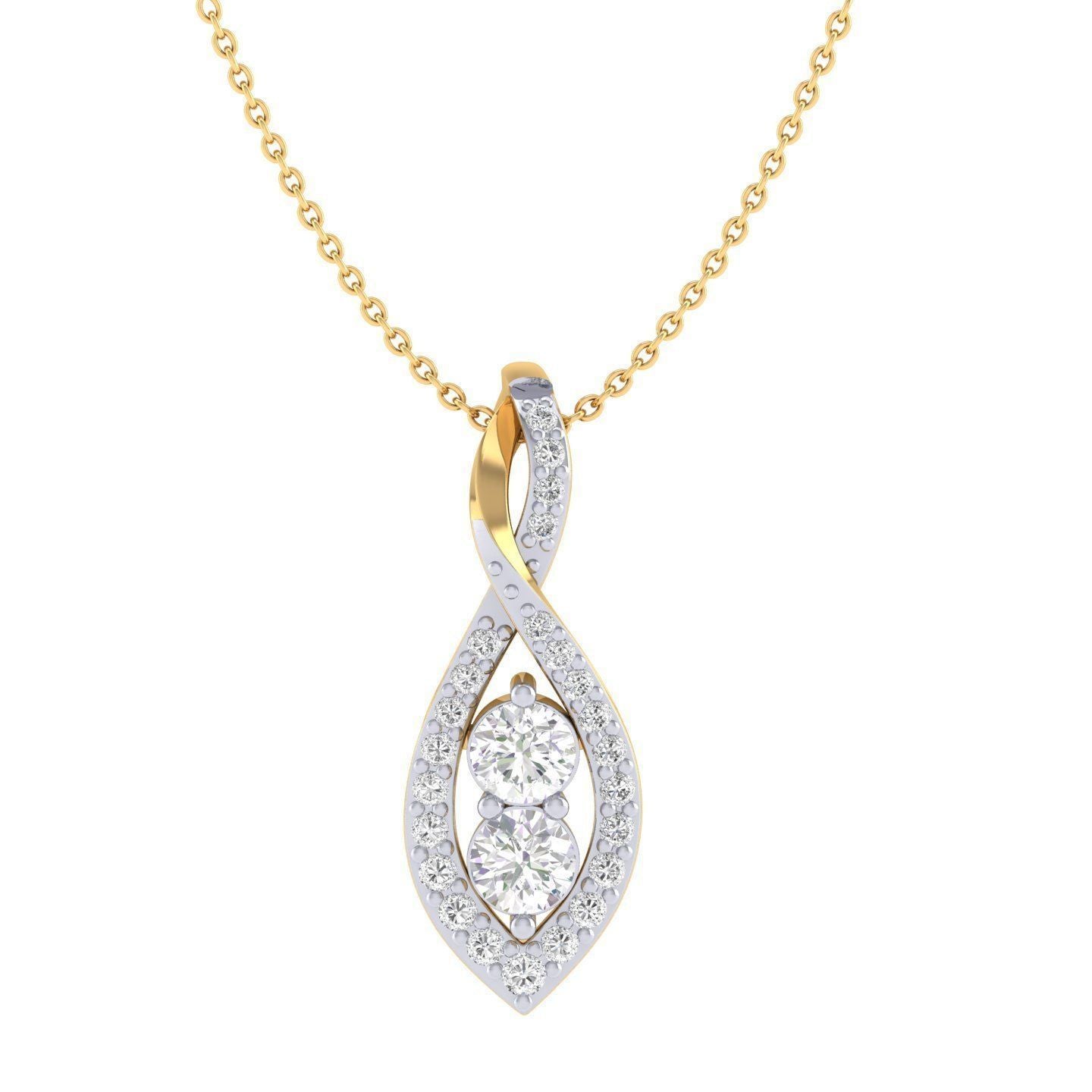 Avalyn Diamond  Pendant (Without Chain)