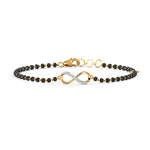 Infinity Diamond Mangalsutra Bracelet