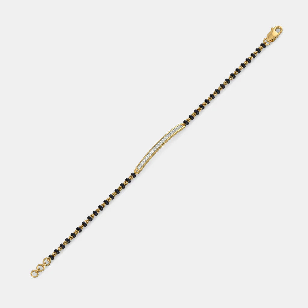 Dia Diamond Mangalsutra Bracelet