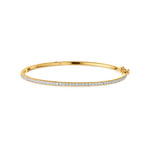 Round Stackable Diamond Bangle