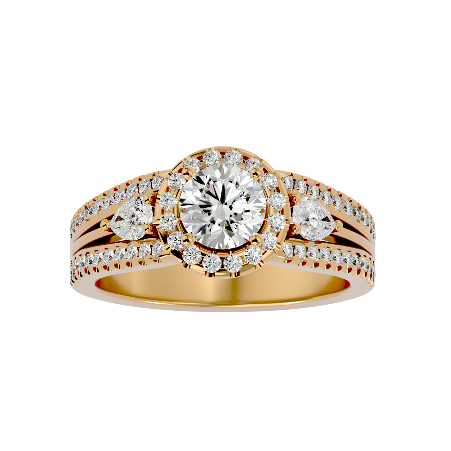 Alisha Three Stone  Ring