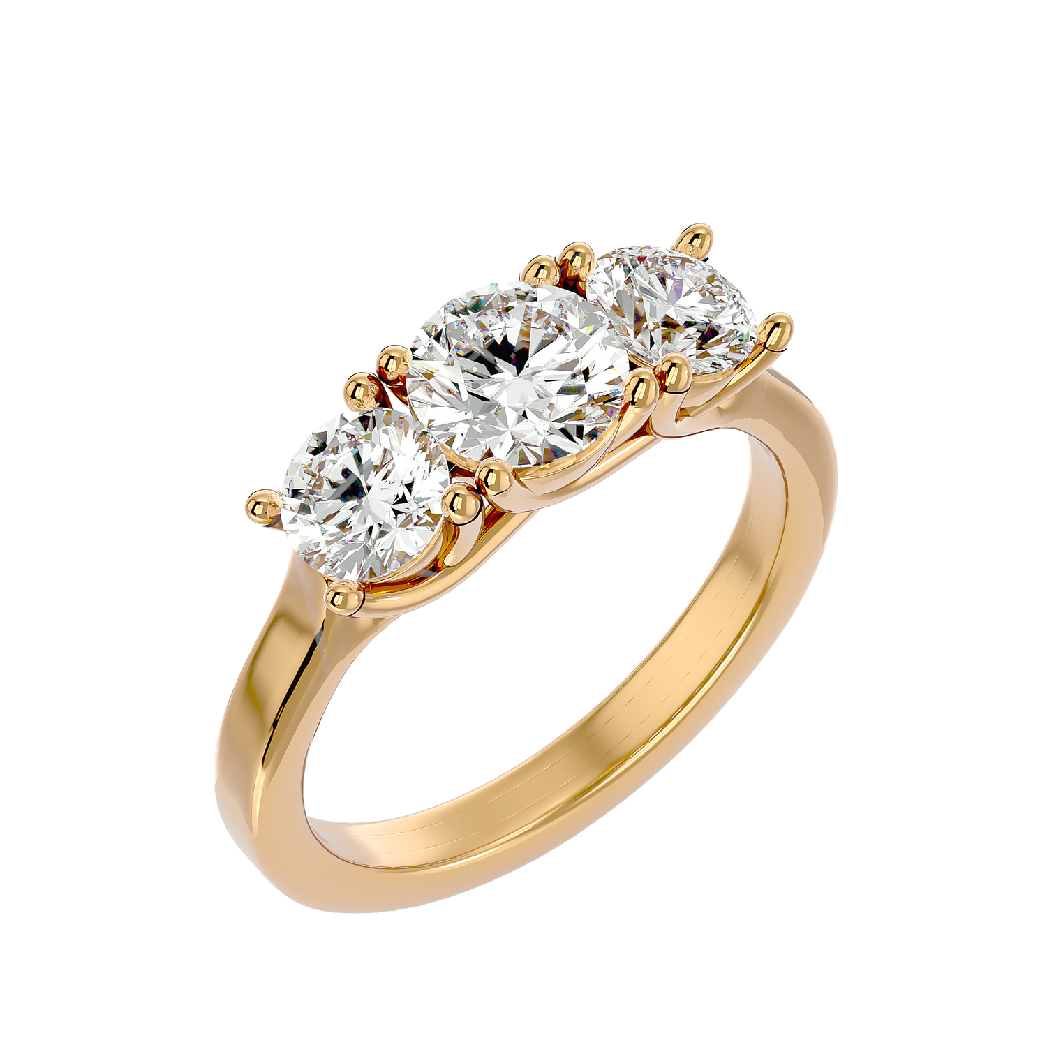 Joselyn Three Stone Ring