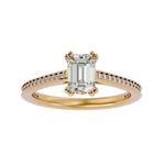 Bria Emerald Solitaire Ring