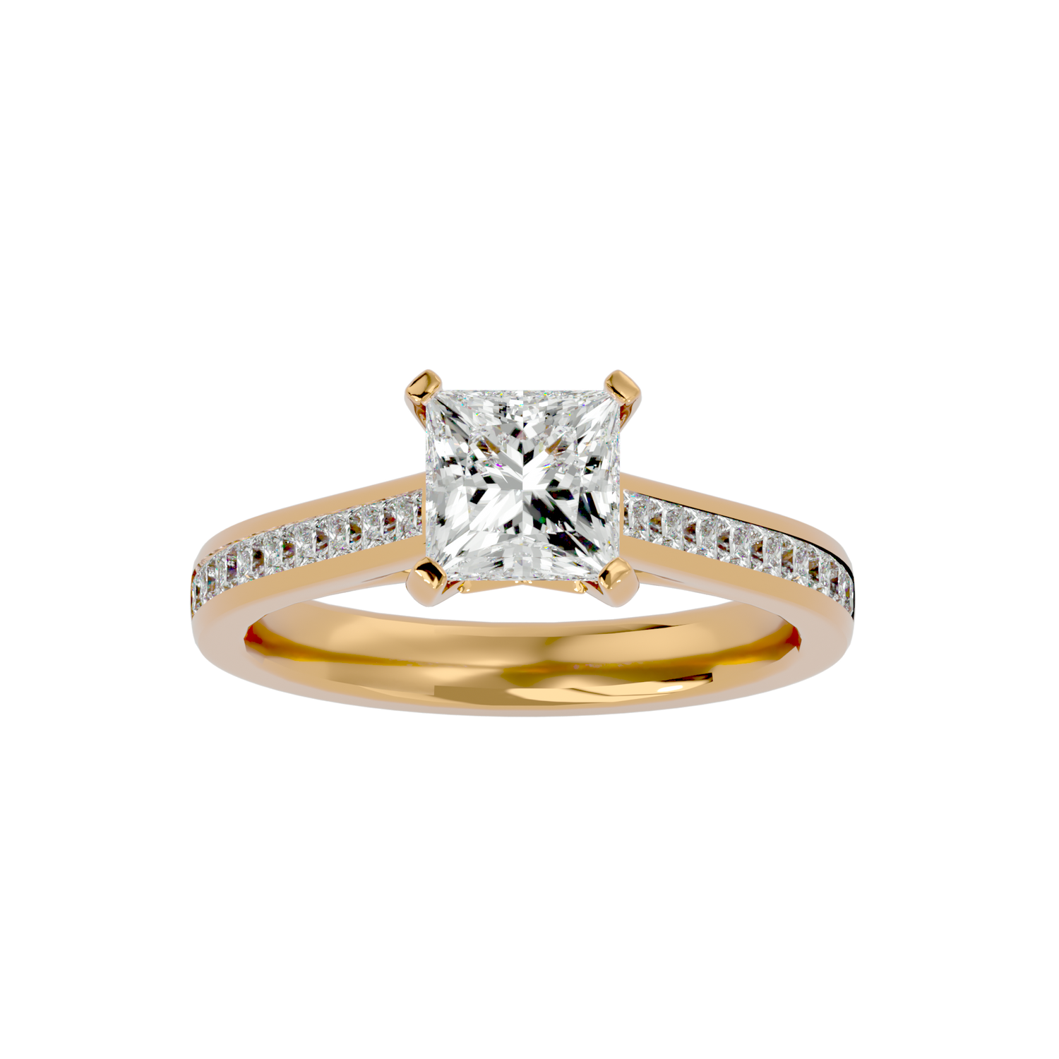 Rhea Princess Solitaire Ring