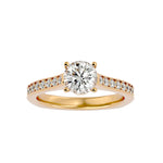 Aubriella Round Solitaire Ring