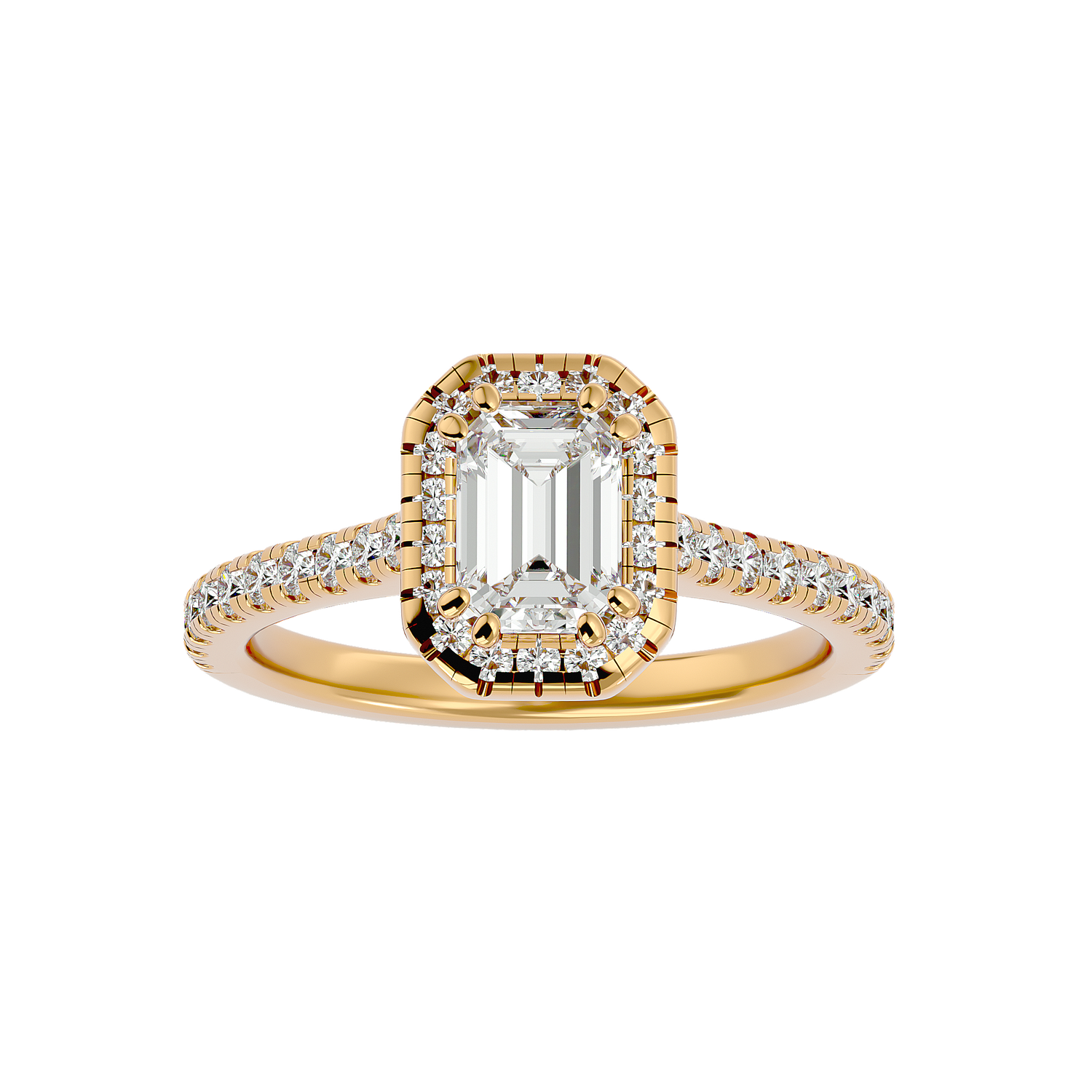 Wendy Emerald Solitaire Ring