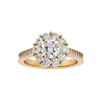 Chenille Round Solitaire Ring