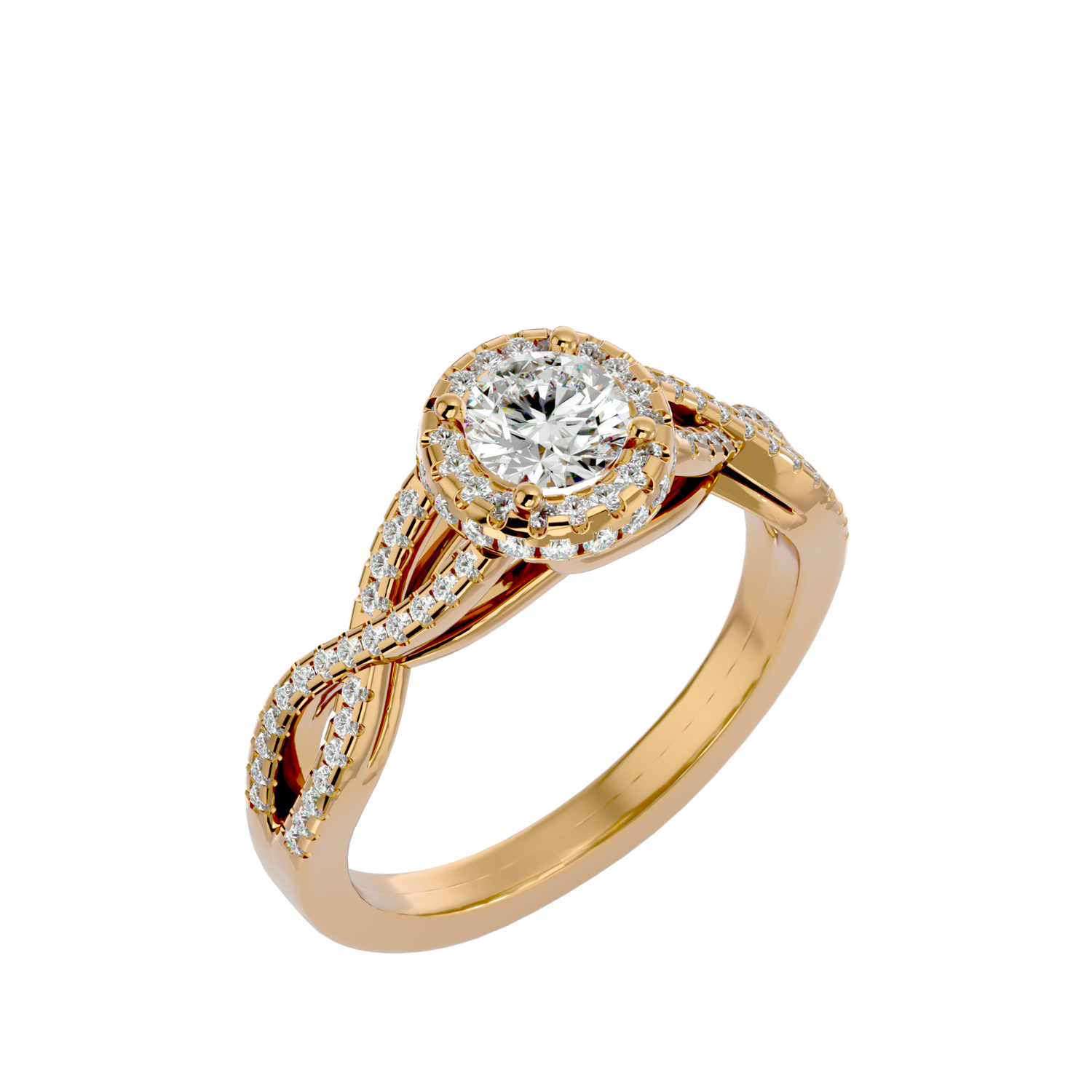 Tinley Round Solitaire Ring