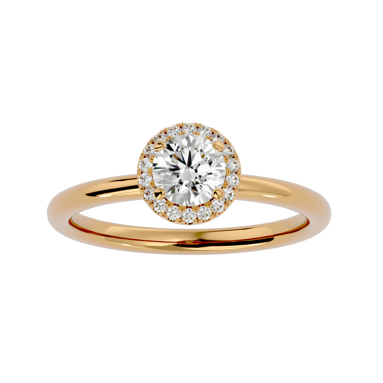 Lailah Round Solitaire Ring
