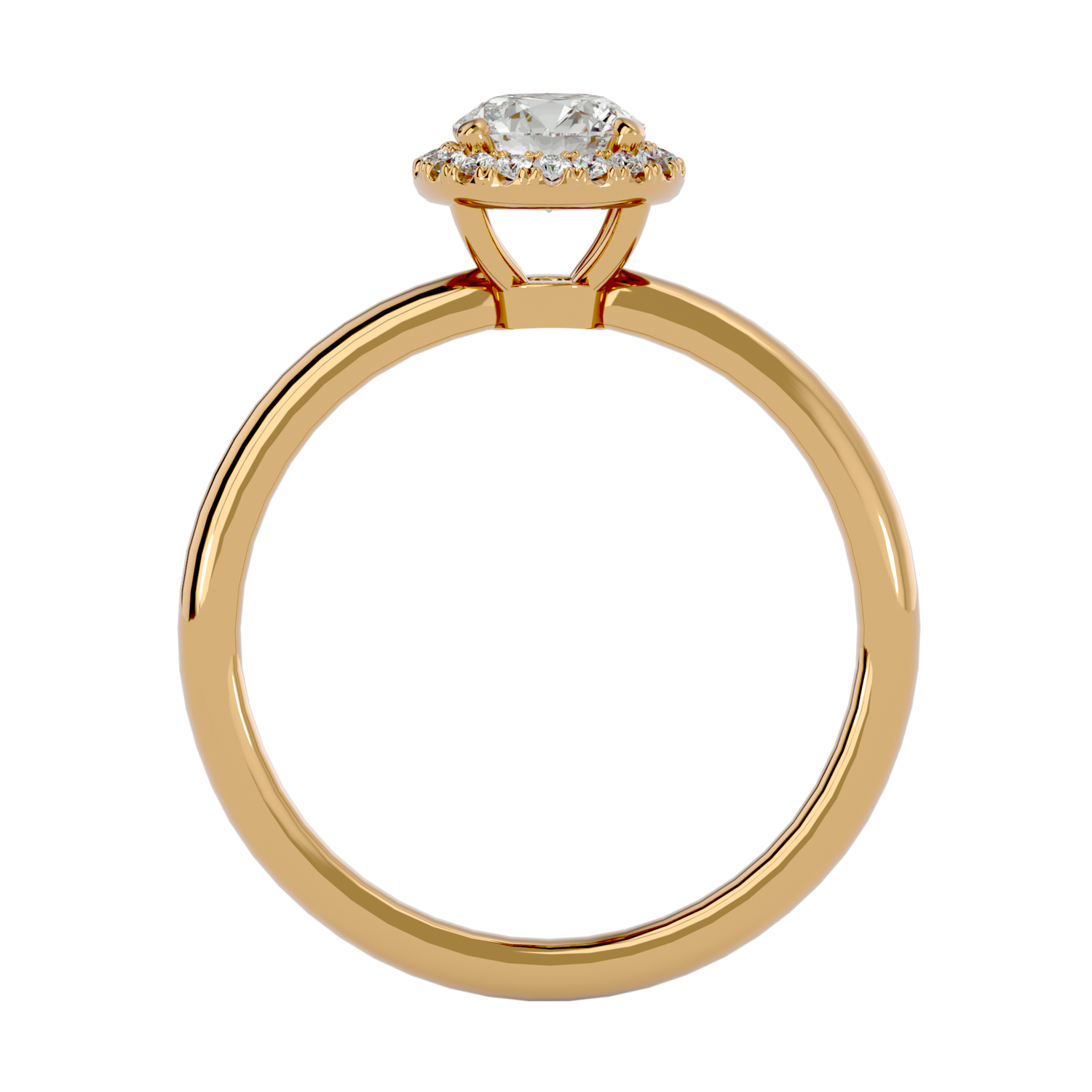 Lailah Round Solitaire Ring