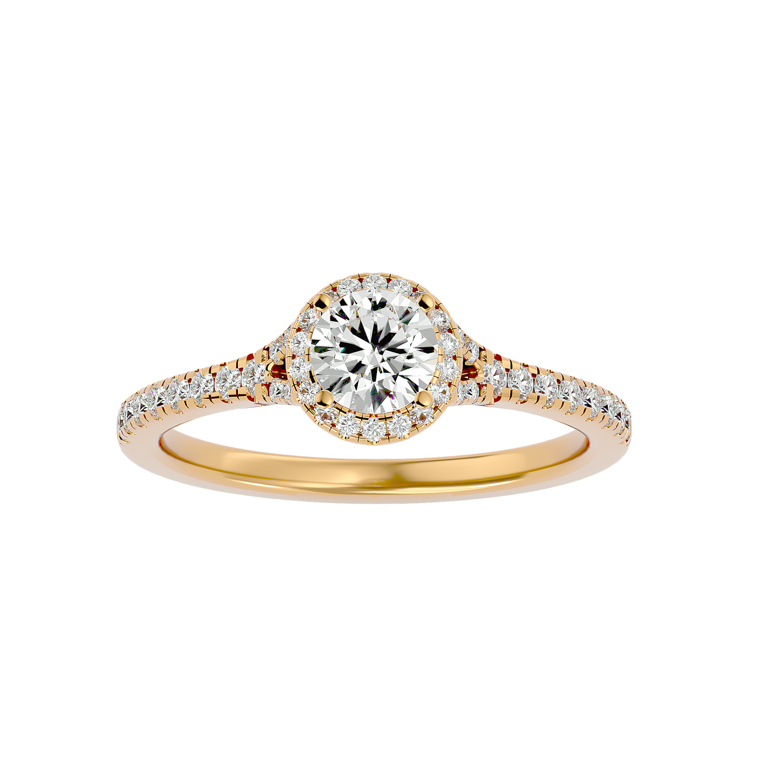 Paola Round Solitaire Ring
