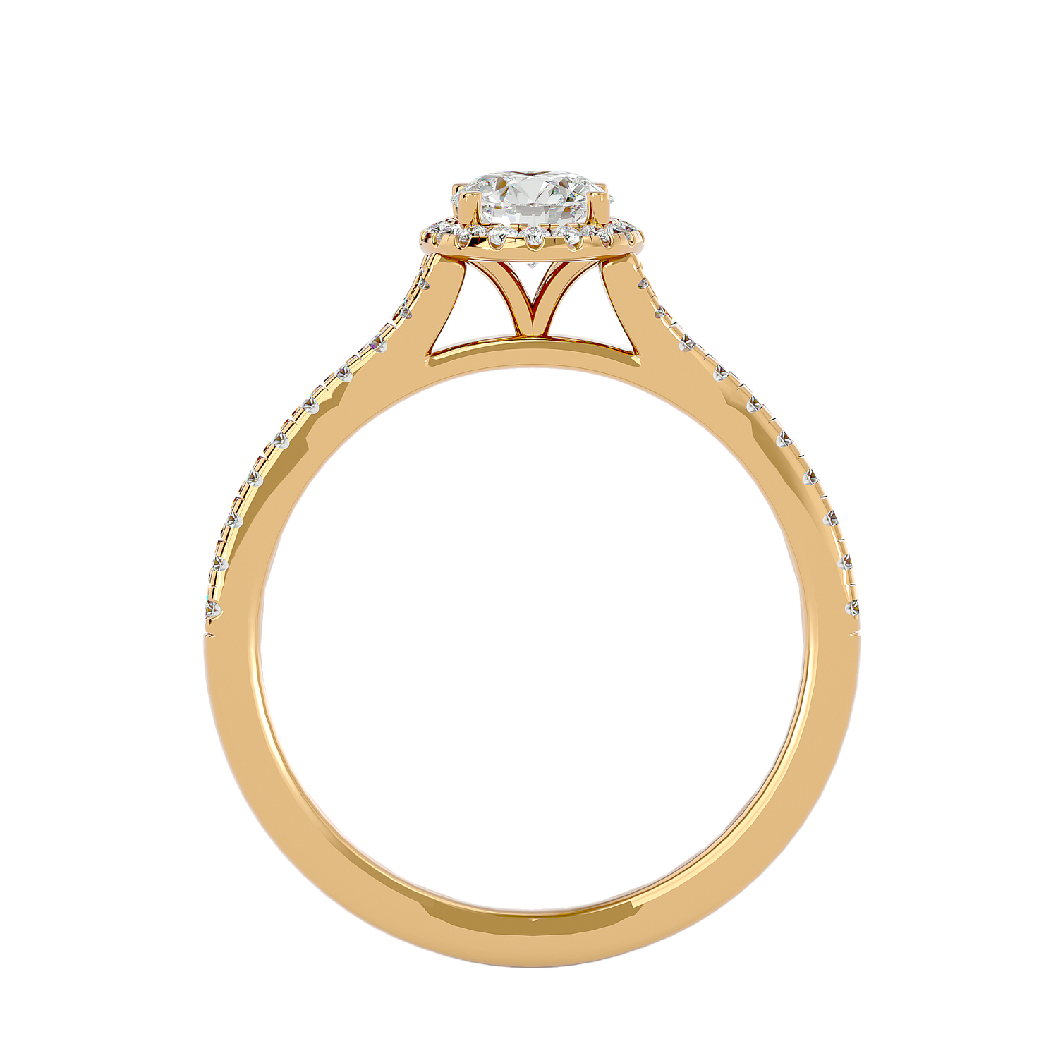 Paola Round Solitaire Ring