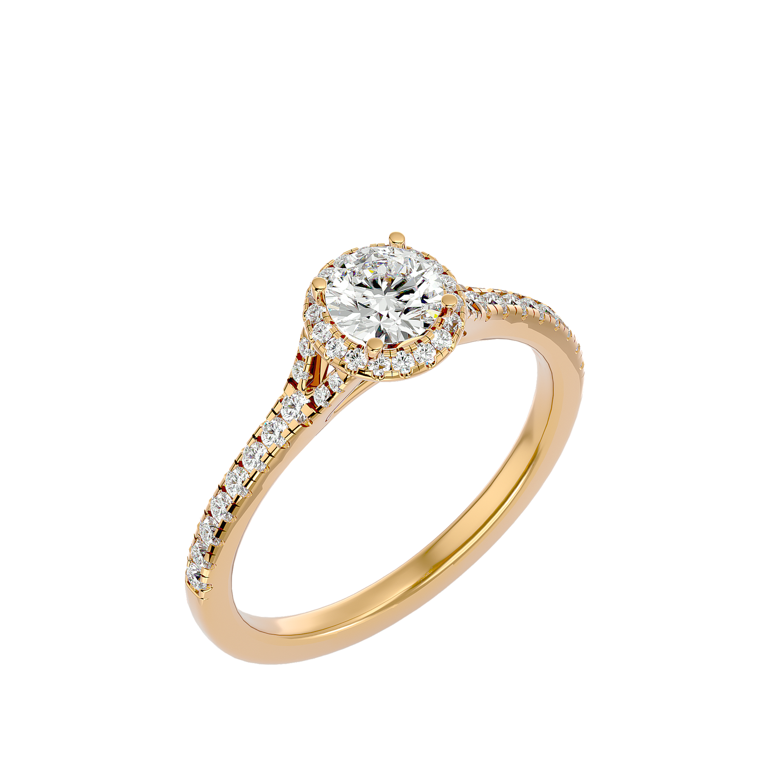 Paola Round Solitaire Ring