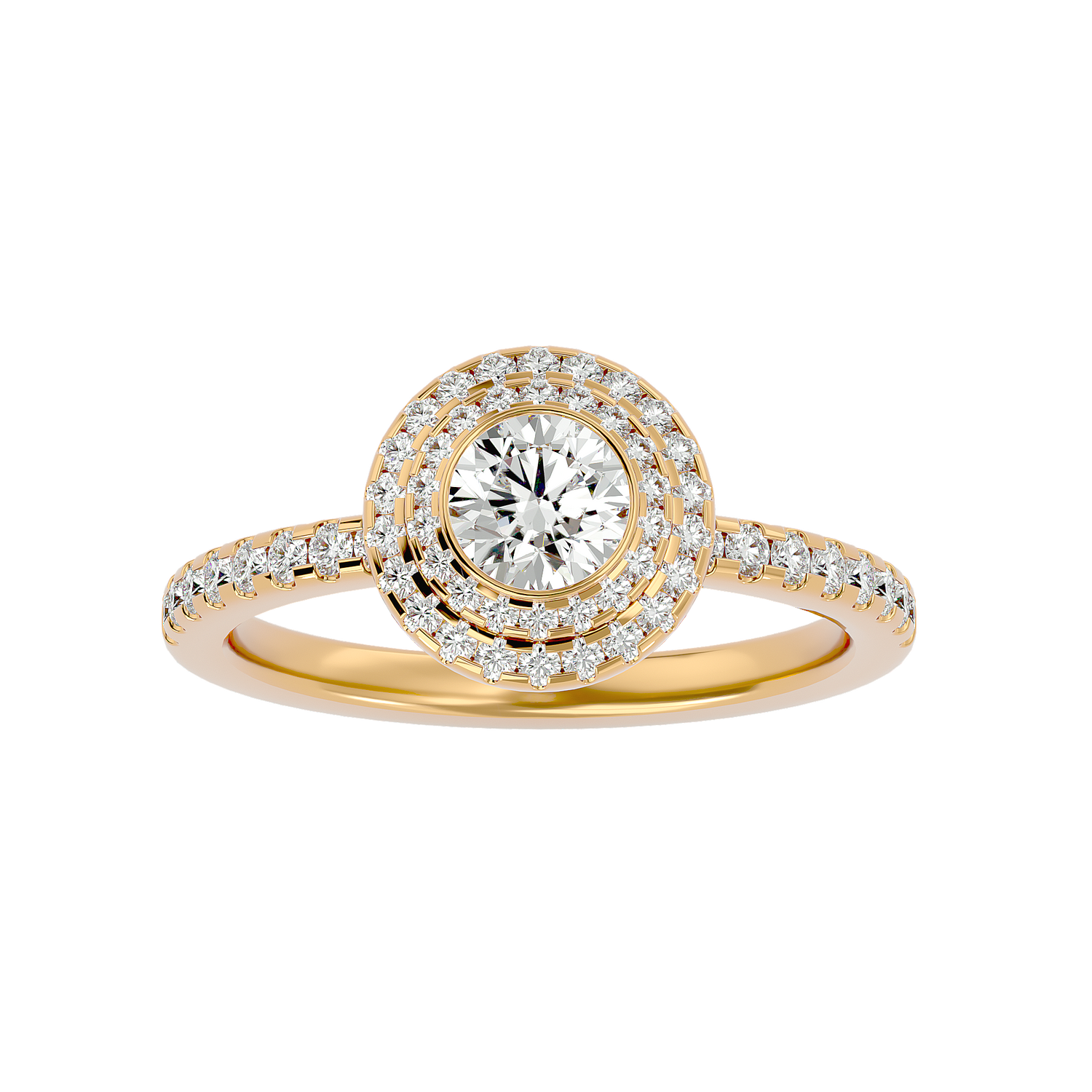 Aya Round Solitaire Ring