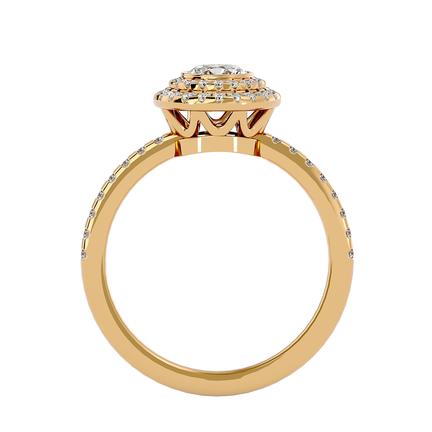 Aya Round Solitaire Ring