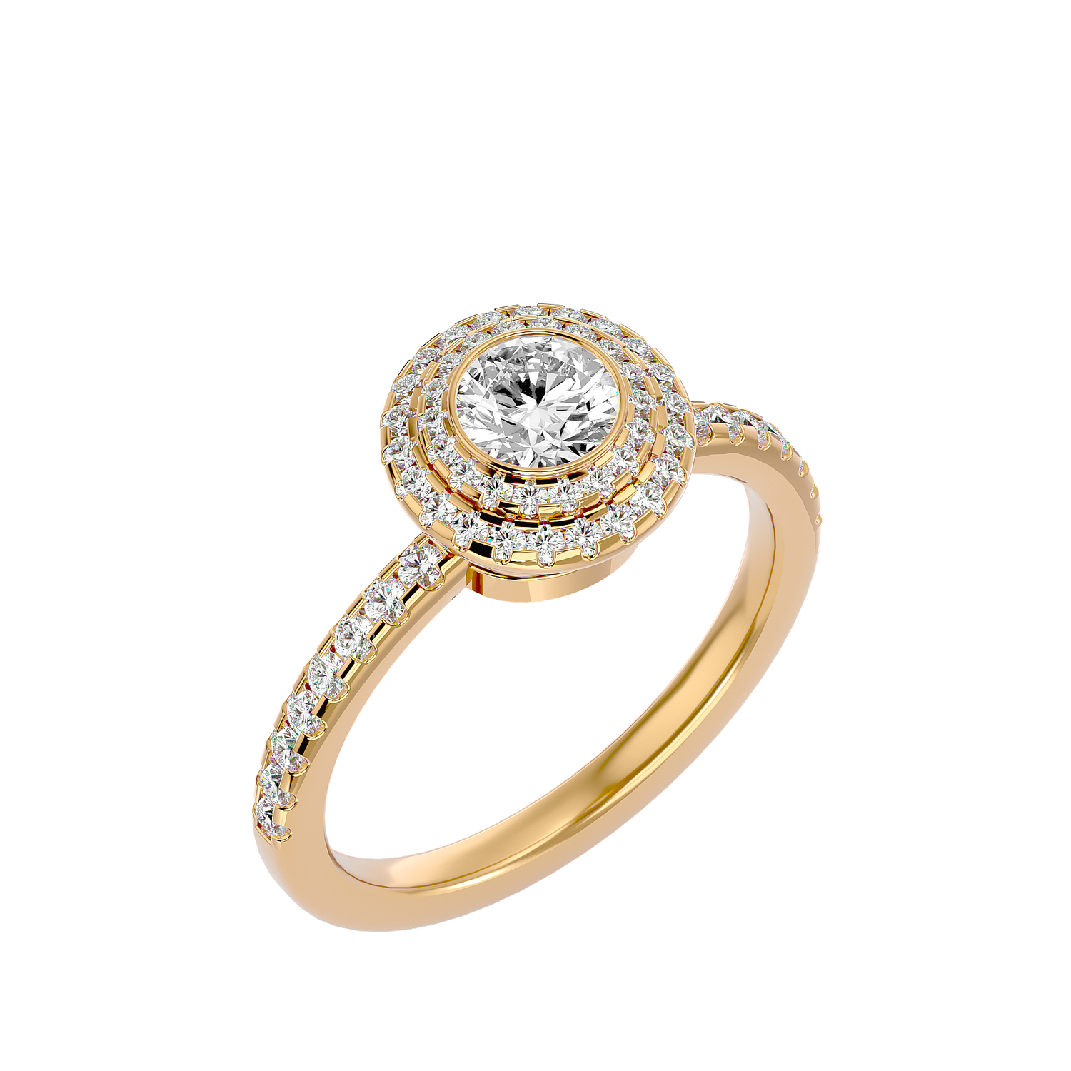 Aya Round Solitaire Ring