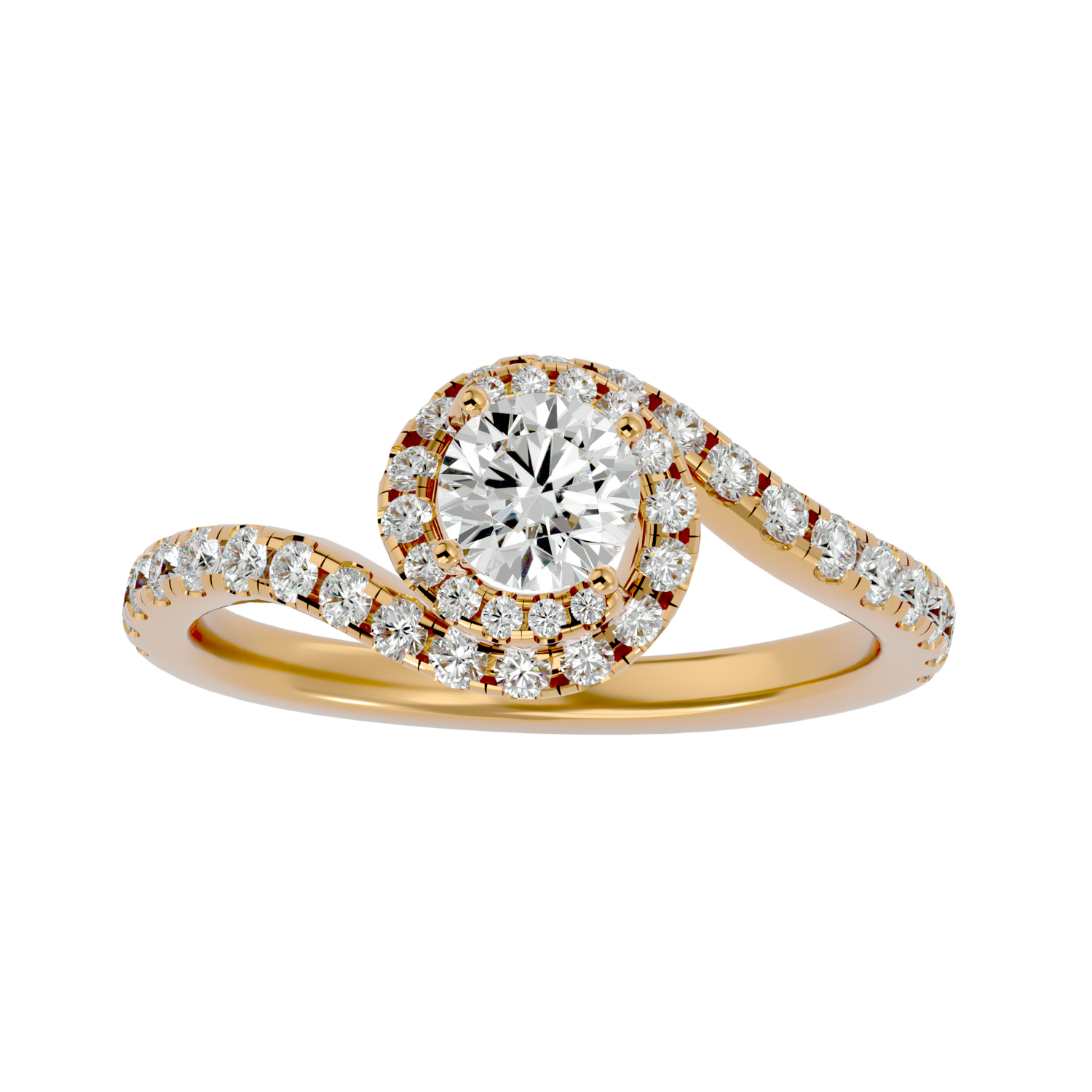 Queen Round Solitaire Ring
