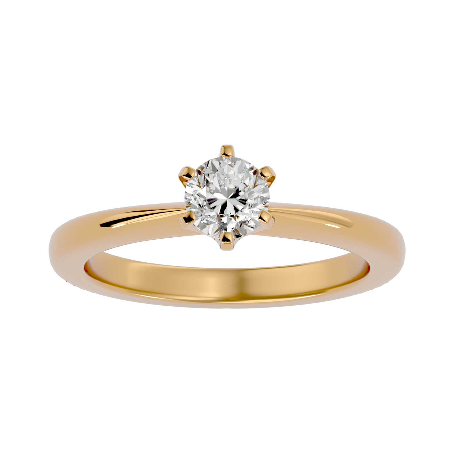 Kenley Round Solitaire Ring