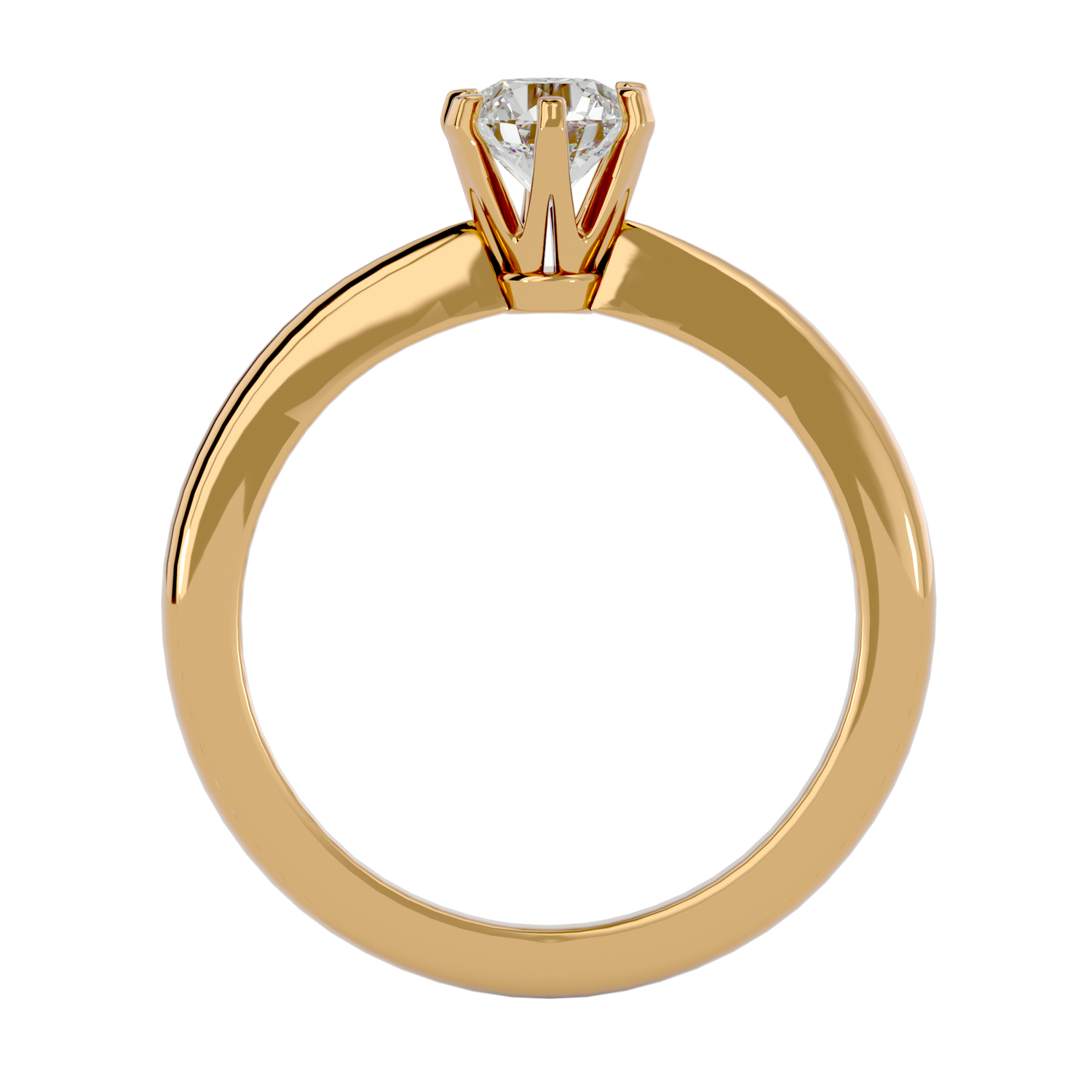 Kenley Round Solitaire Ring