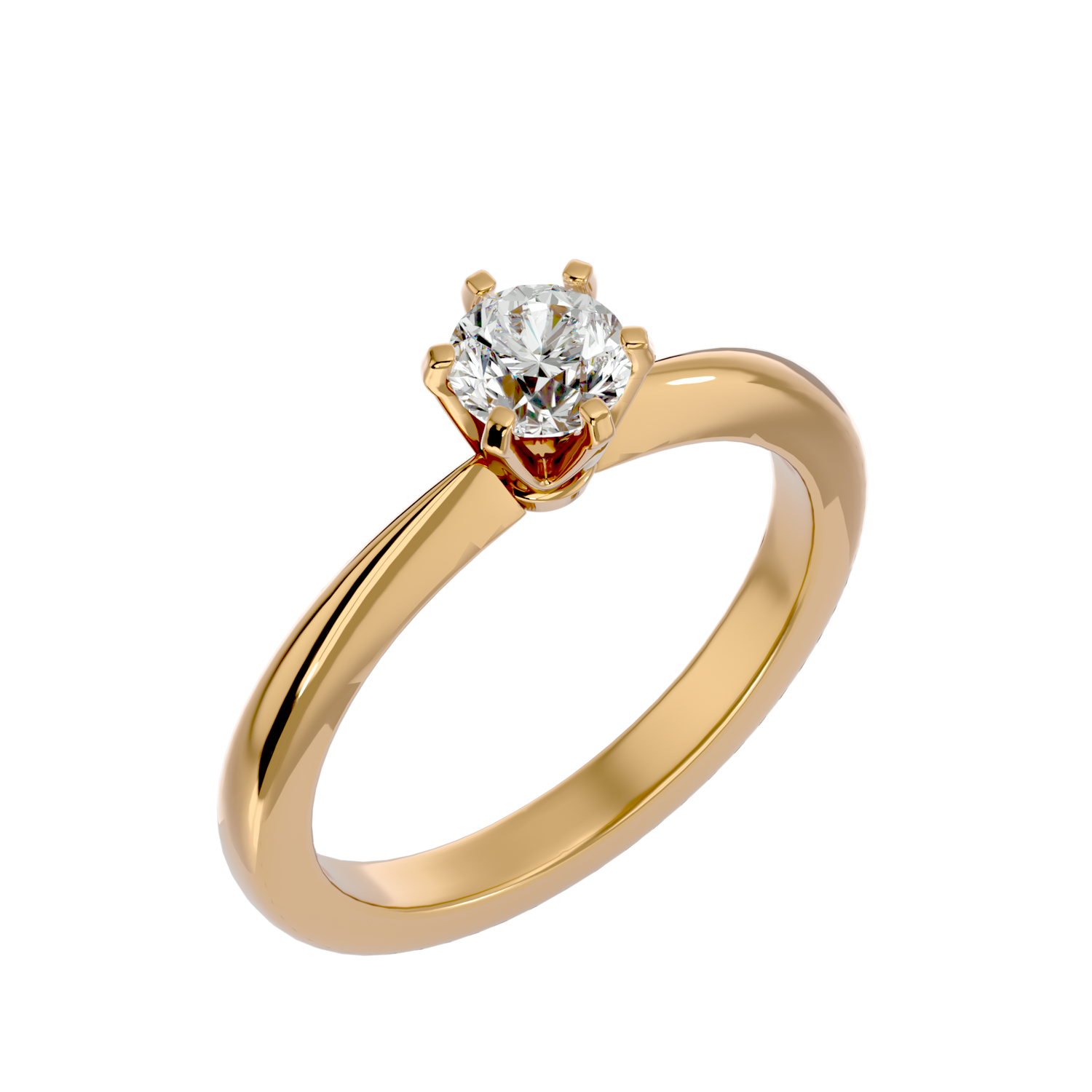 Kenley Round Solitaire Ring