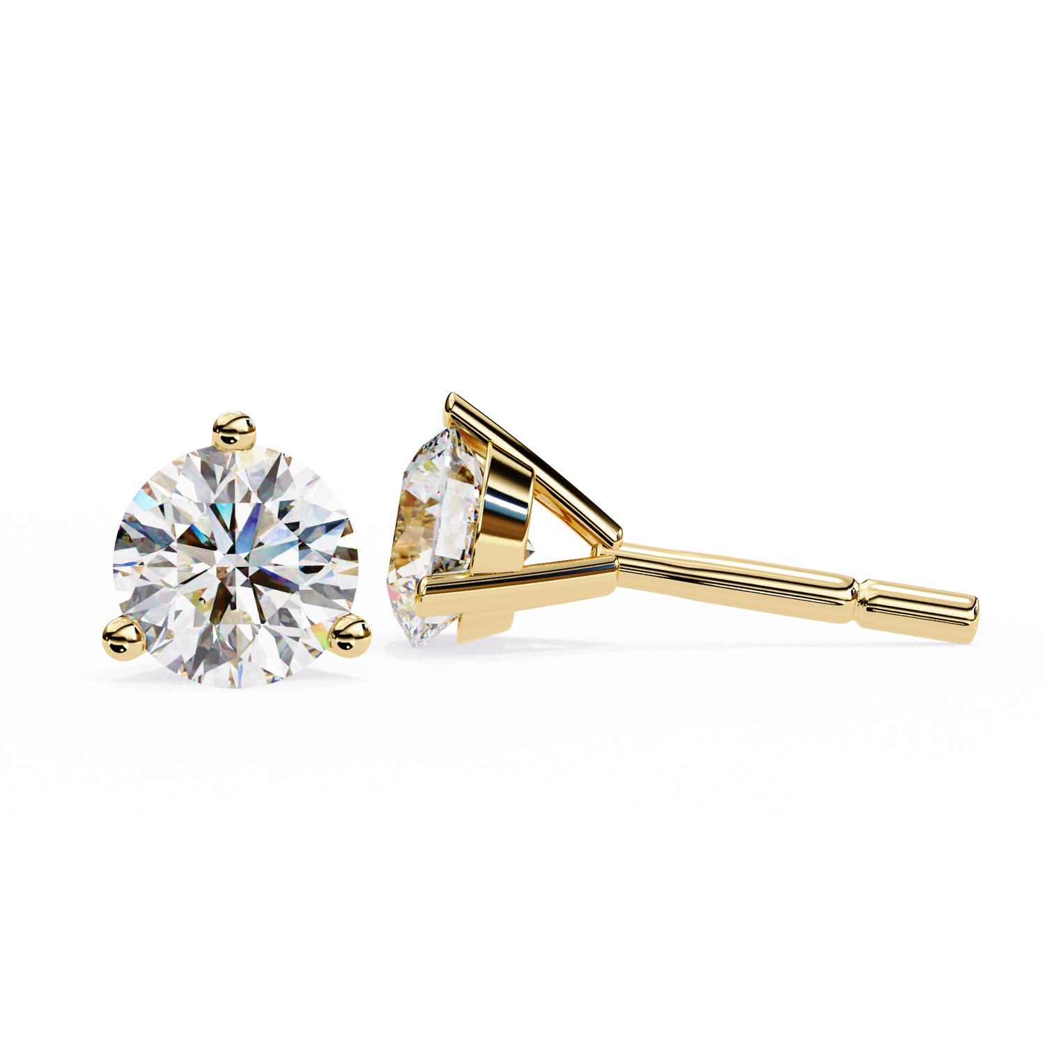 Novah Round Solitaire Earring