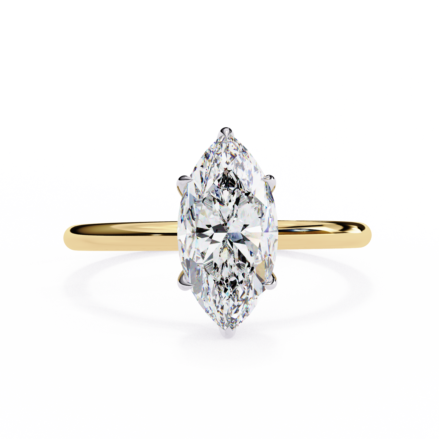 Aubrielle Marquise Solitaire Ring