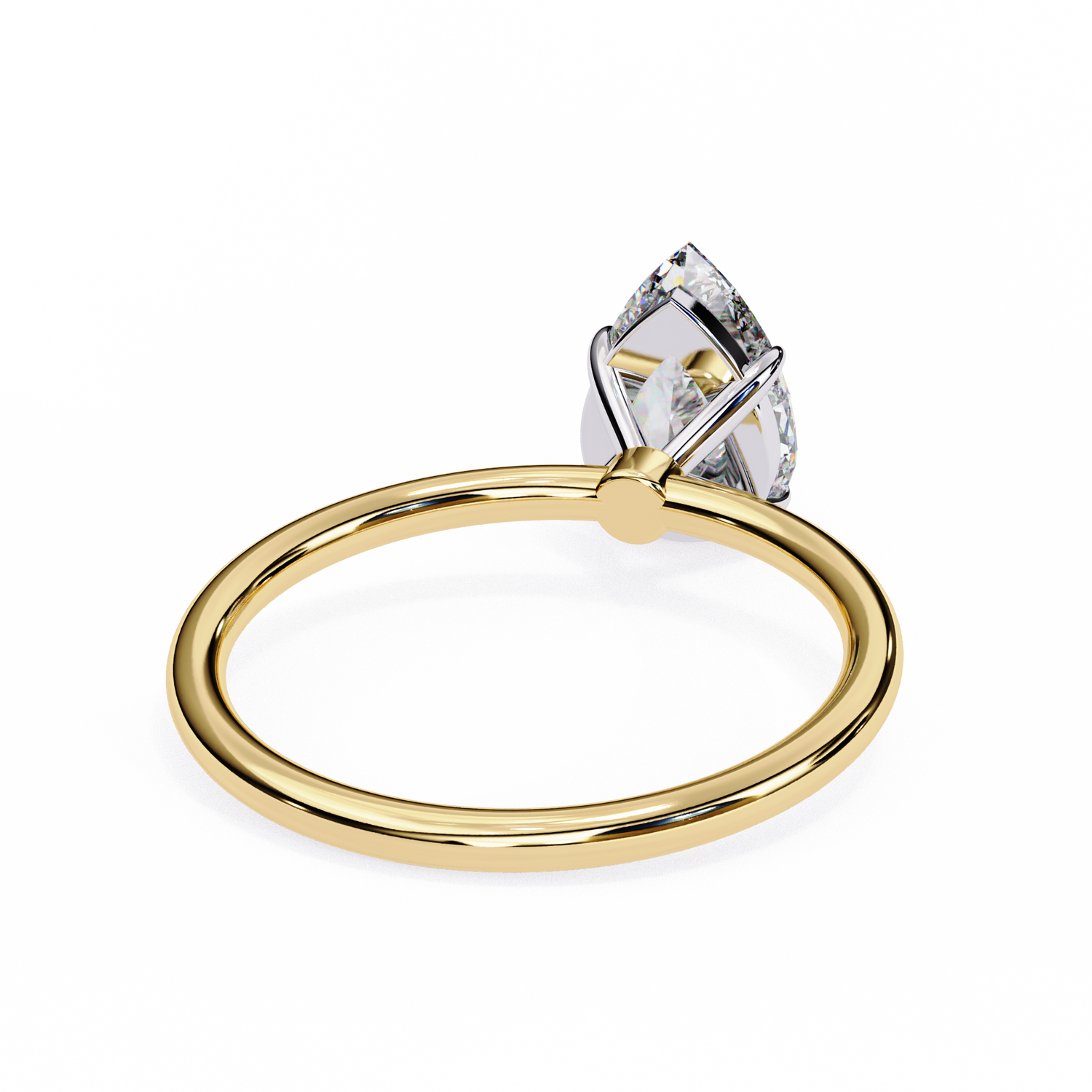 Zainab Pear Solitaire Ring