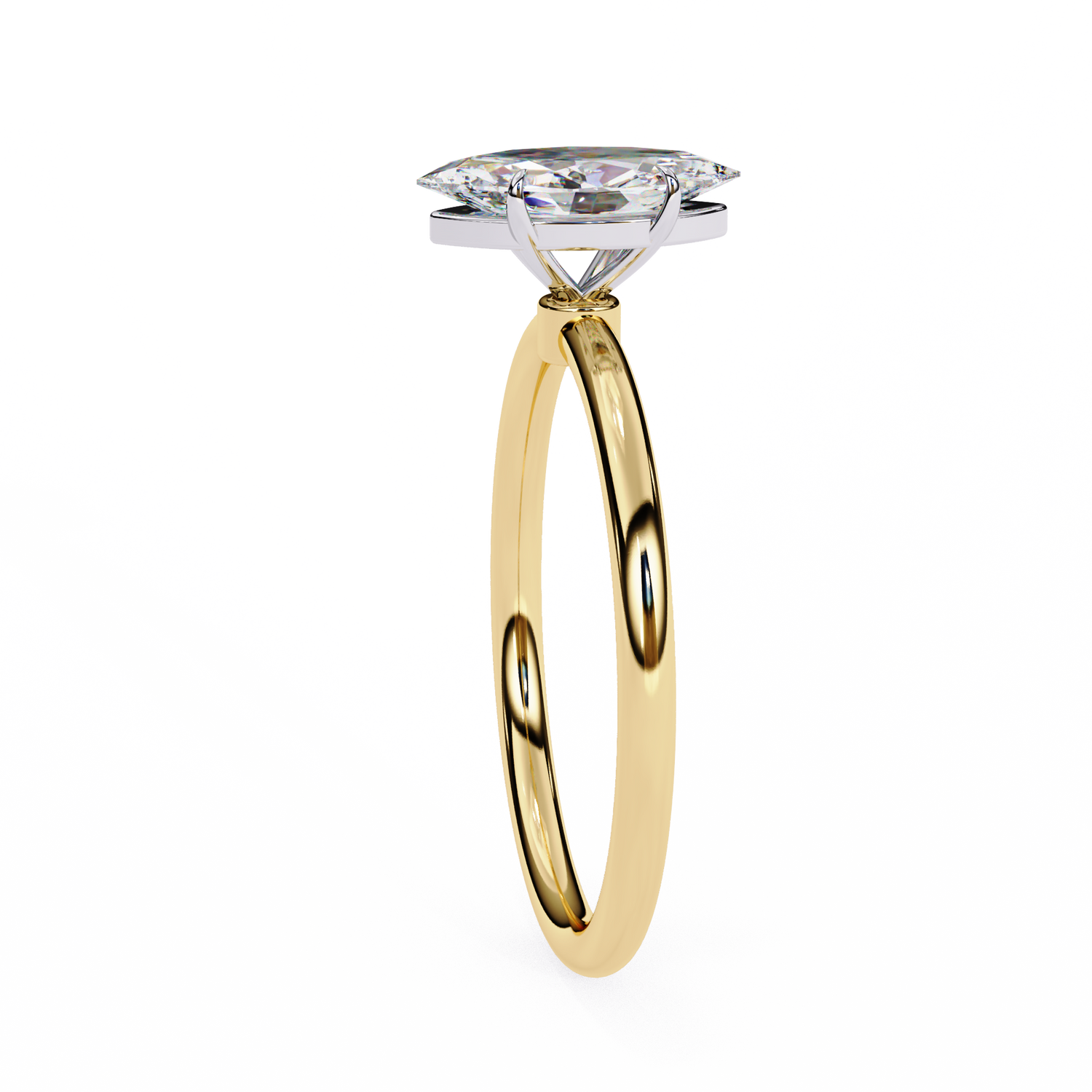 Aubrielle Marquise Solitaire Ring