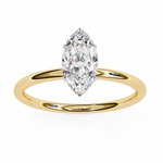 Aubrielle Marquise Solitaire Ring
