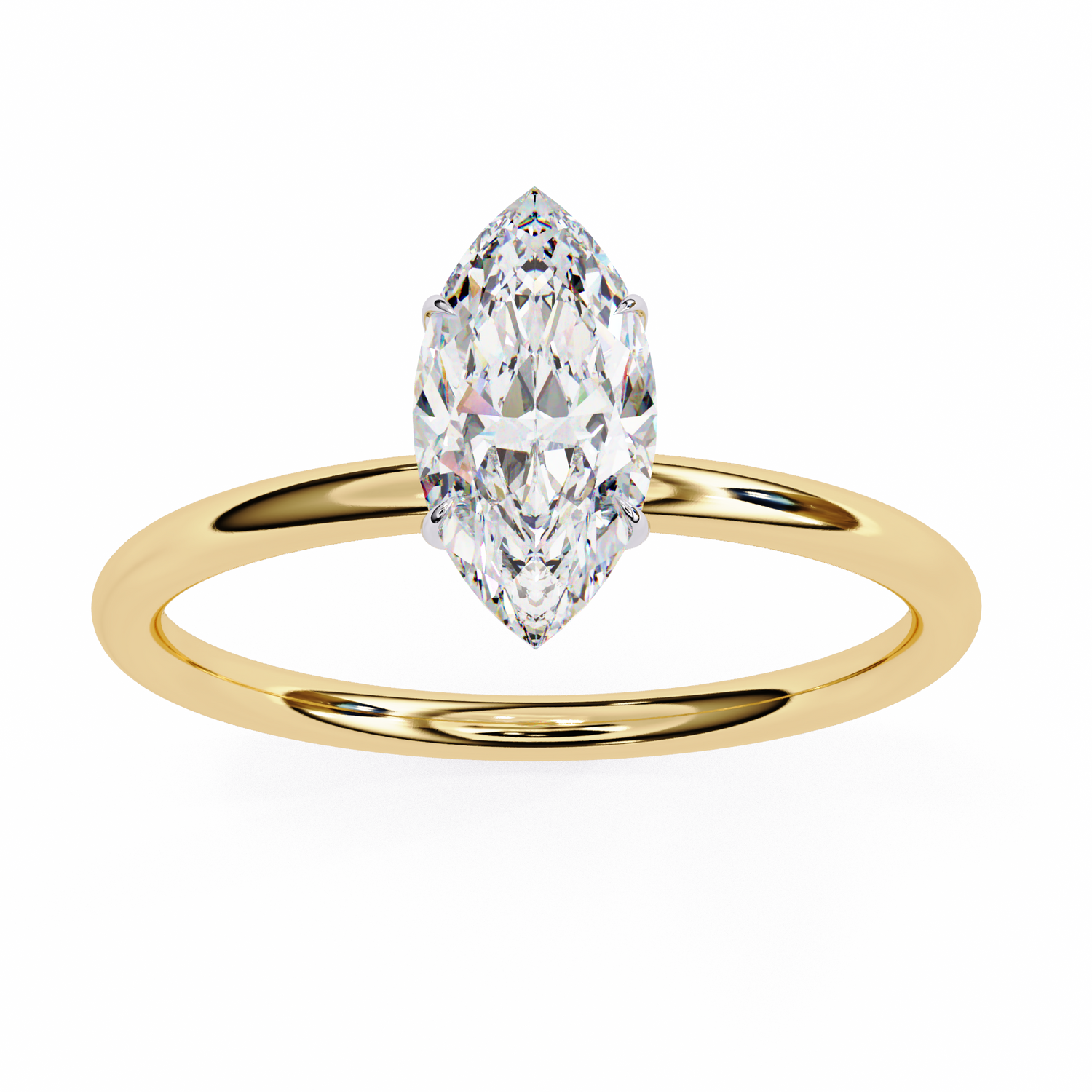 Aubrielle Marquise Solitaire Ring