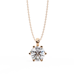 Classic Round Solitaire Pendant (Without Chain)