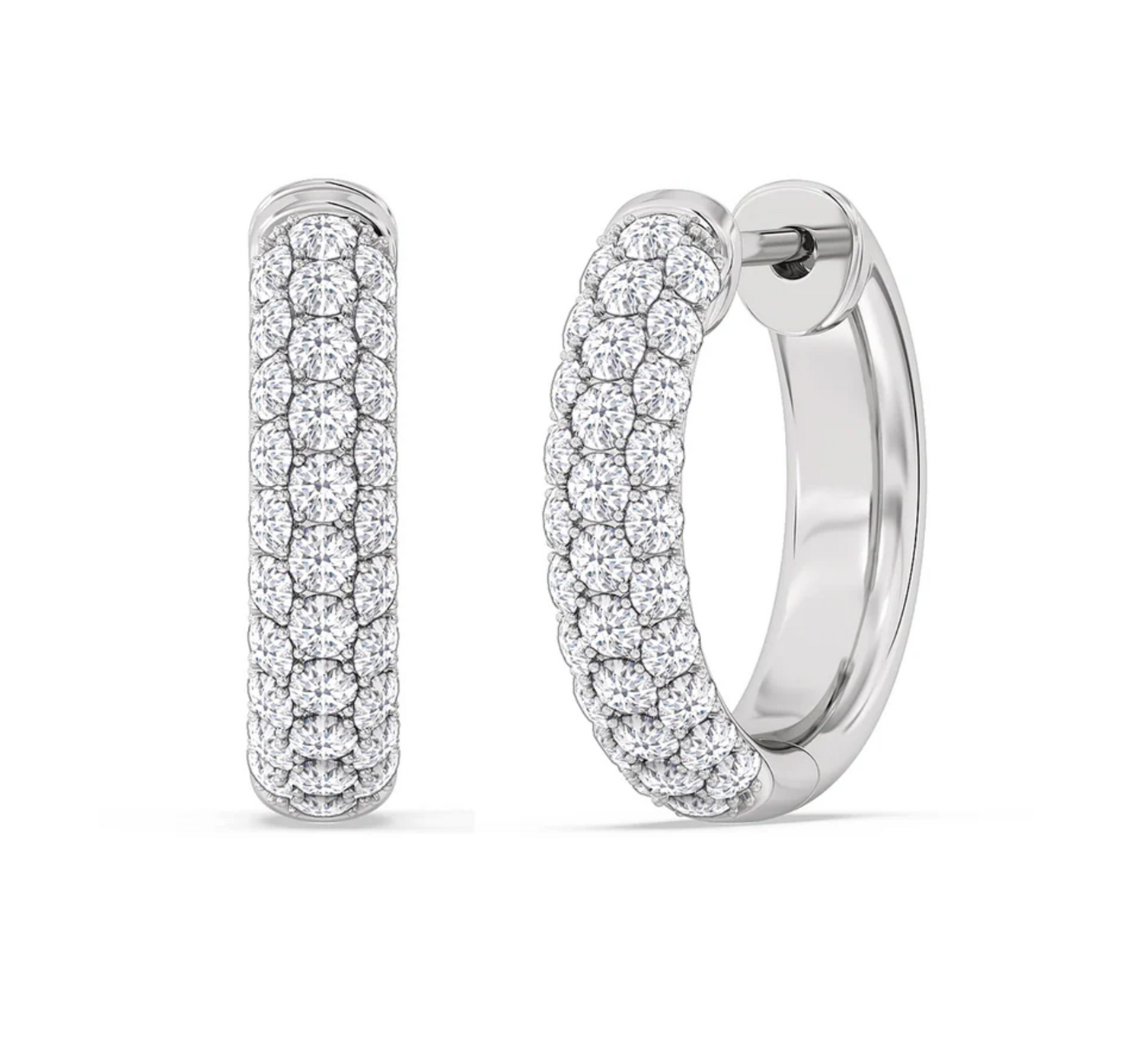 Arista Diamond Hoops