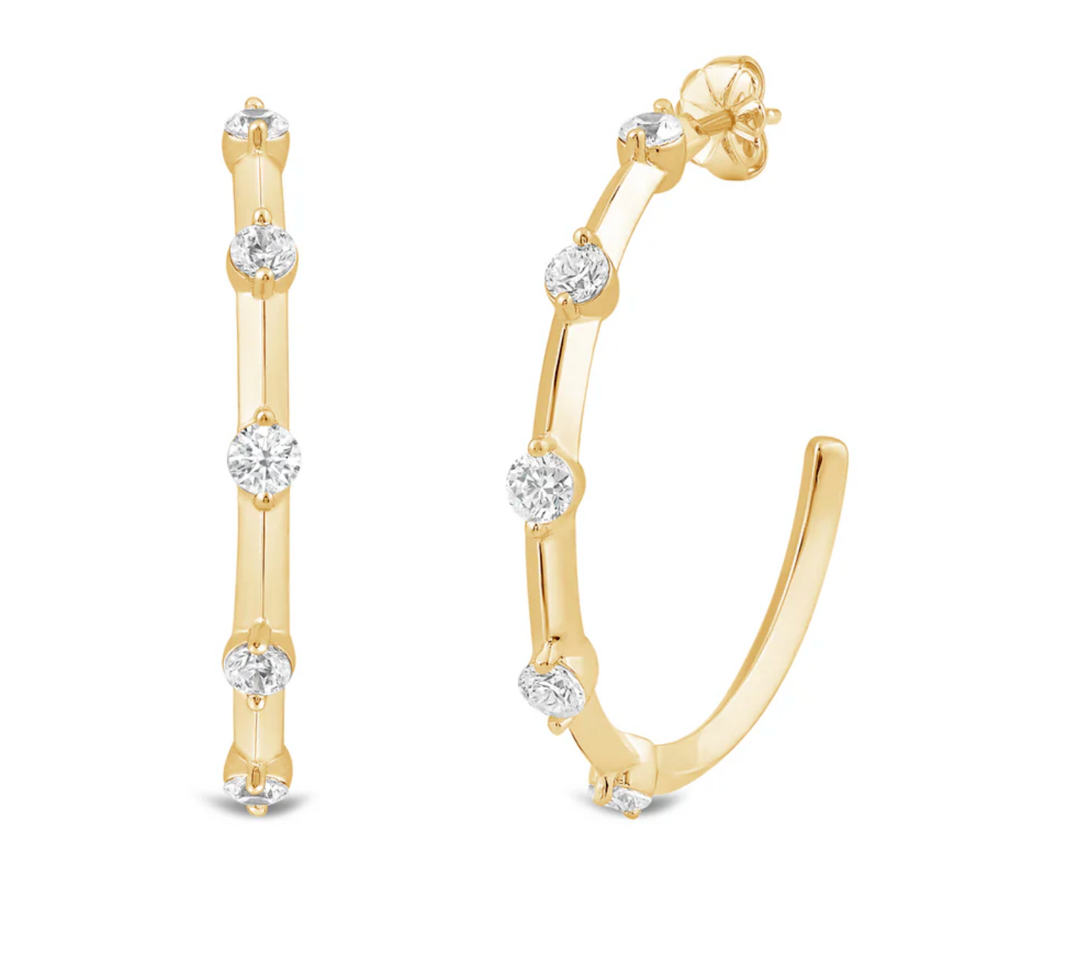 Malaha Diamond Hoops