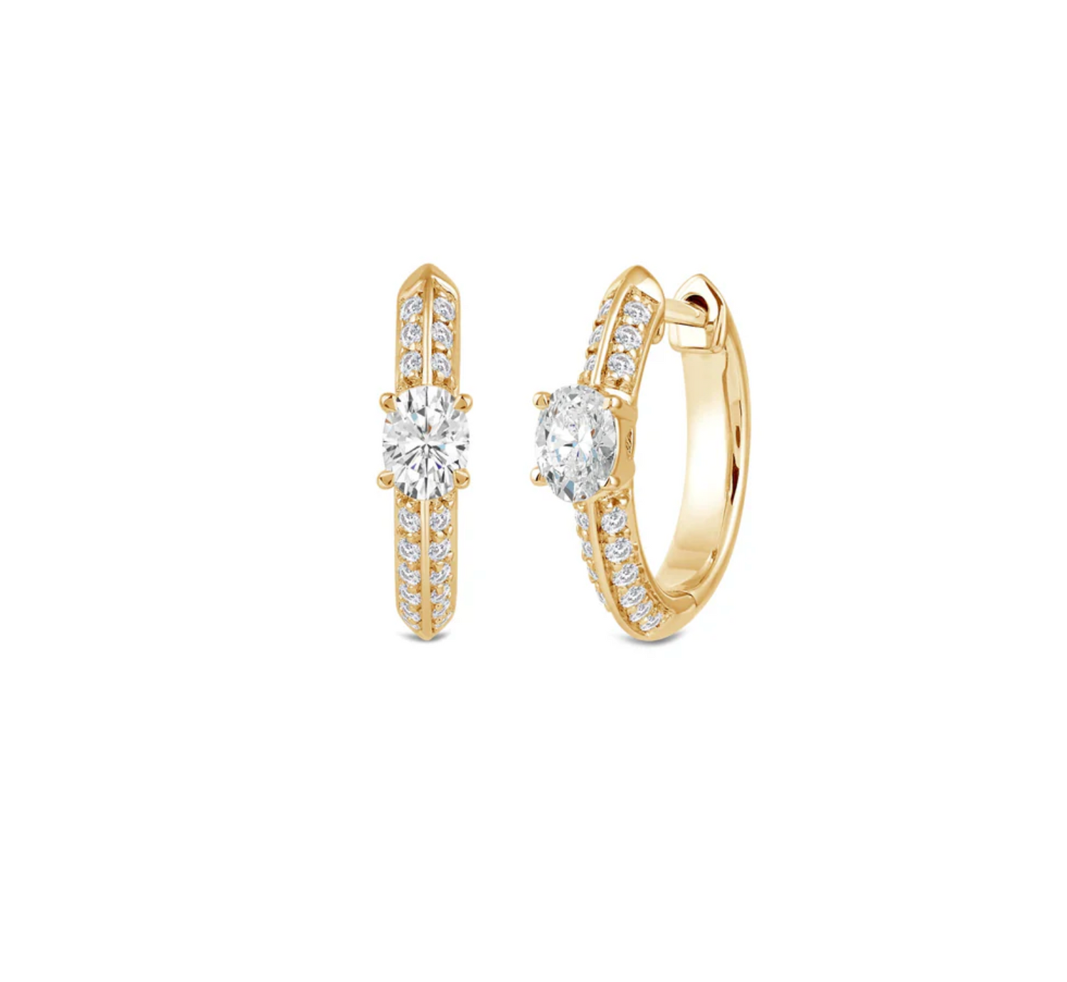 Mirela Diamond Hoops