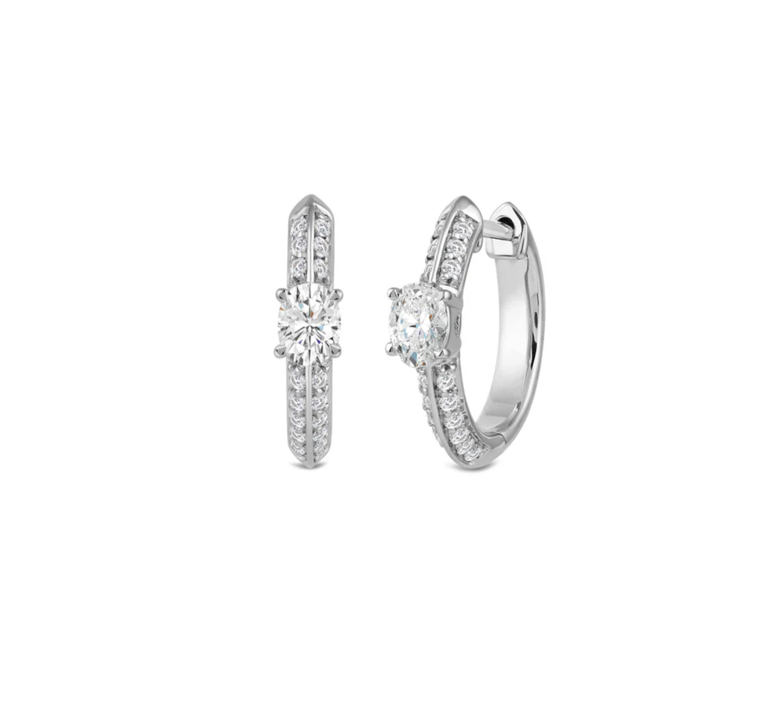 Mirela Diamond Hoops