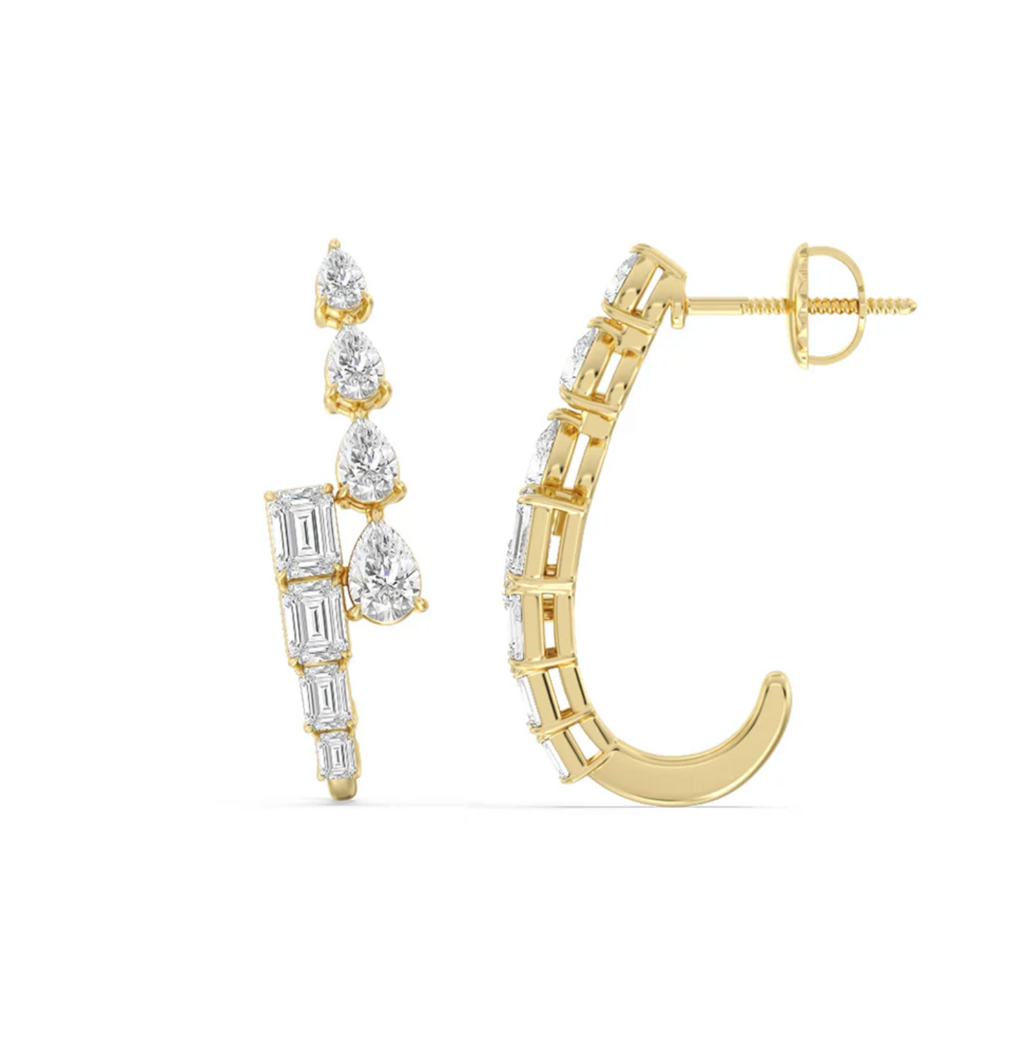 Crestora Diamond Hoops