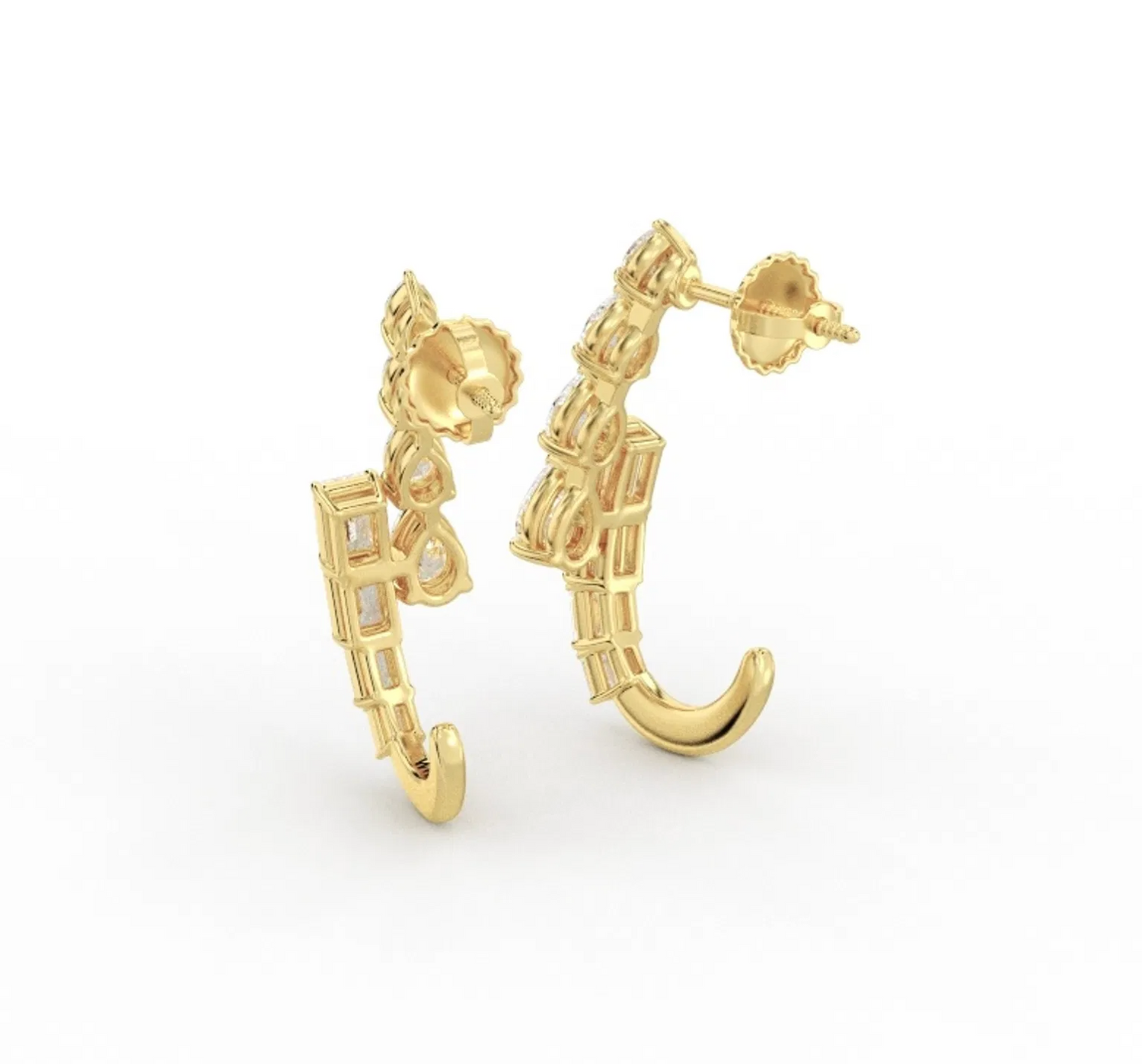 Crestora Diamond Hoops